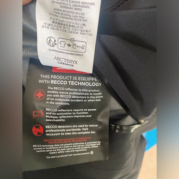 Arc’teryx Men Macai Shell Jacket Black L Brand New NWT - Picture 15 of 16